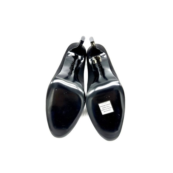 Stella McCartney - NEW in Branded Box w/dust bag Black Satin Heels - Picture 3 of 4